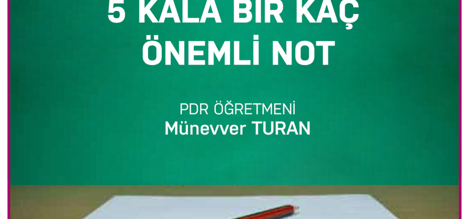 Merkezi Yazılılara 5 Kala Bir Kaç Önemli Not